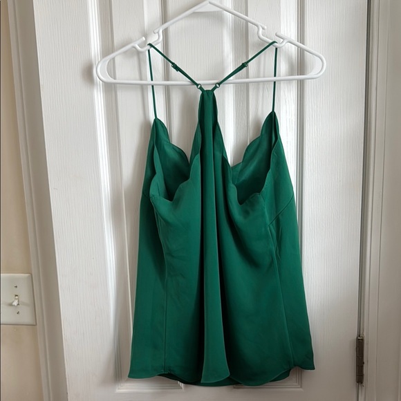 NWT J.Crew Emerald Green Scalloped Shell Tank Top – Size 8 - Picture 3 of 3